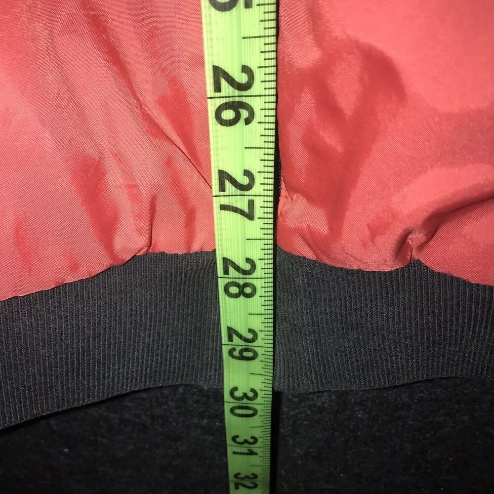 Nike Vtg Hike Man Hood Windbreaker Small Retro Jacket Red Blue Pink‎ Colorblock